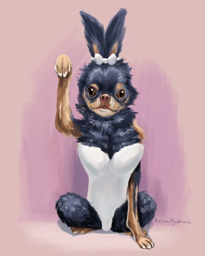 63 Illustrations By Nelson Syndrome That Turn Famous Paintings Into Animal-Filled Parodies