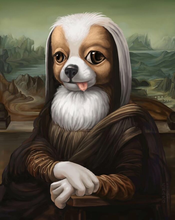 63 Illustrations By Nelson Syndrome That Turn Famous Paintings Into Animal-Filled Parodies