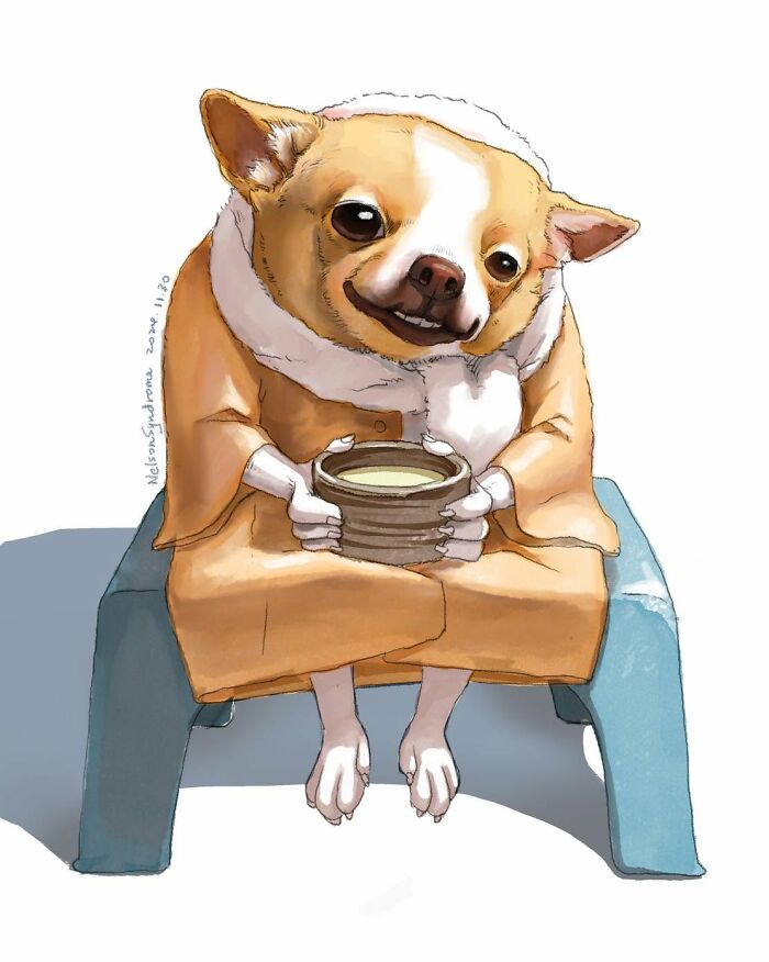 63 Illustrations By Nelson Syndrome That Turn Famous Paintings Into Animal-Filled Parodies
