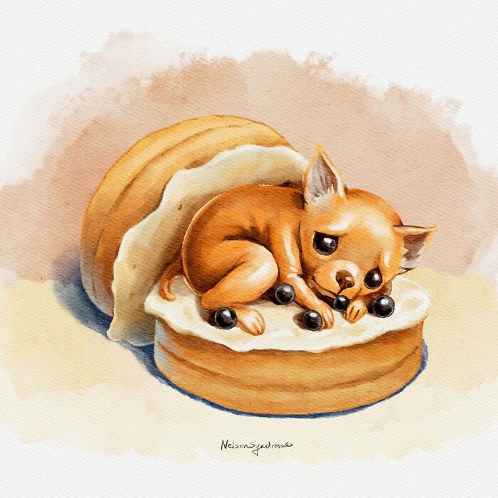 63 Illustrations By Nelson Syndrome That Turn Famous Paintings Into Animal-Filled Parodies