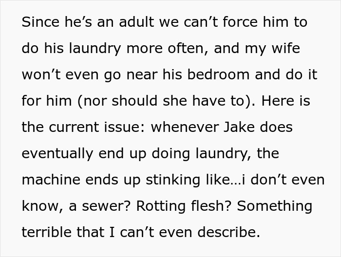 Grown Man Hates Doing Laundry, Doesn’t Understand Why His Family Calls Him Out On His Stinky Clothes Grown Man Hates Doing Laundry, Doesn’t Understand Why His Family Calls Him Out On His Stinky Clothes