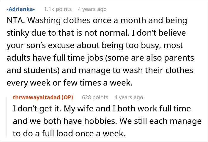 Grown Man Hates Doing Laundry, Doesn’t Understand Why His Family Calls Him Out On His Stinky Clothes Grown Man Hates Doing Laundry, Doesn’t Understand Why His Family Calls Him Out On His Stinky Clothes