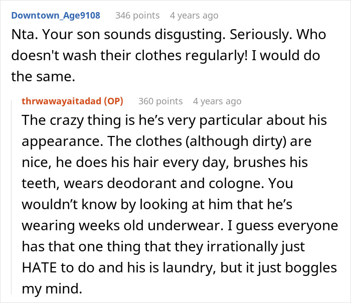 Grown Man Hates Doing Laundry, Doesn’t Understand Why His Family Calls Him Out On His Stinky Clothes Grown Man Hates Doing Laundry, Doesn’t Understand Why His Family Calls Him Out On His Stinky Clothes