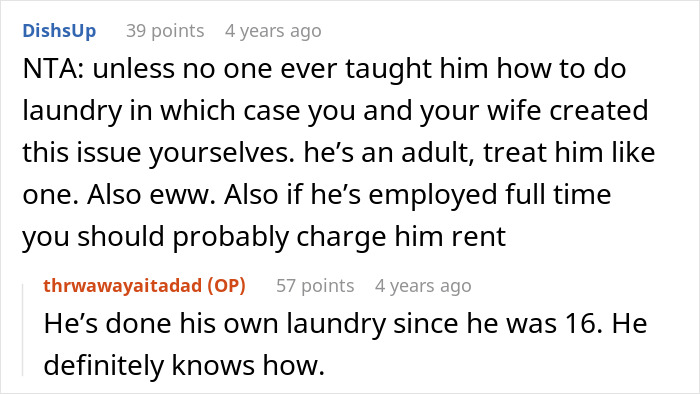 Grown Man Hates Doing Laundry, Doesn’t Understand Why His Family Calls Him Out On His Stinky Clothes Grown Man Hates Doing Laundry, Doesn’t Understand Why His Family Calls Him Out On His Stinky Clothes