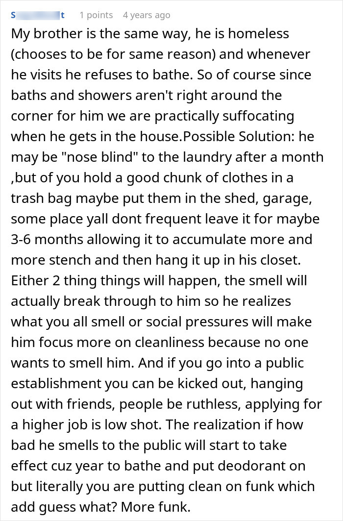 Grown Man Hates Doing Laundry, Doesn’t Understand Why His Family Calls Him Out On His Stinky Clothes Grown Man Hates Doing Laundry, Doesn’t Understand Why His Family Calls Him Out On His Stinky Clothes