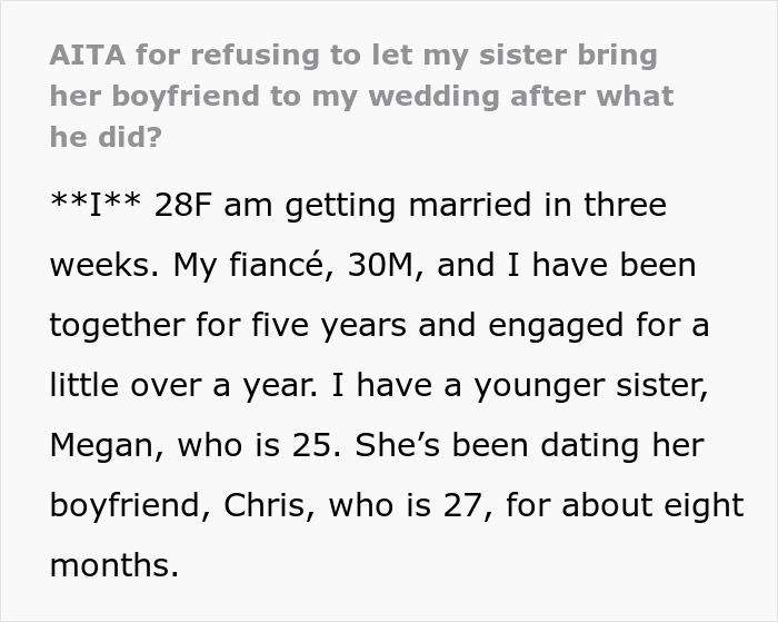 Bride Was Never Fond Of Her Sister’s Charming Boyfriend, Then Learns Why Her Gut Feeling Was Right