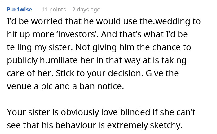 Bride Was Never Fond Of Her Sister’s Charming Boyfriend, Then Learns Why Her Gut Feeling Was Right