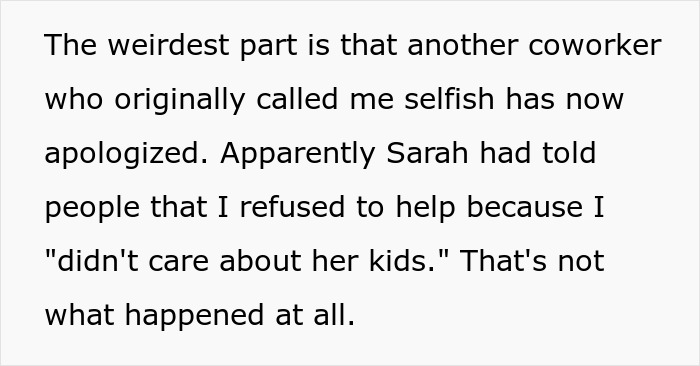 Mom Of Two Tries To Make Her Childcare Problem Her Coworker’s Responsibility, Balks At His Reaction Mom Of Two Tries To Make Her Childcare Problem Her Coworker’s Responsibility, Balks At His Reaction