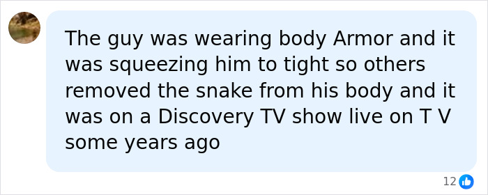 Man Lets A Giant Snake Try To Swallow Him, Says A Much Smaller Animal Hurt Far More Man Lets A Giant Snake Try To Swallow Him, Says A Much Smaller Animal Hurt Far More