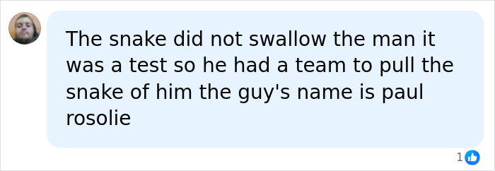 Man Lets A Giant Snake Try To Swallow Him, Says A Much Smaller Animal Hurt Far More Man Lets A Giant Snake Try To Swallow Him, Says A Much Smaller Animal Hurt Far More