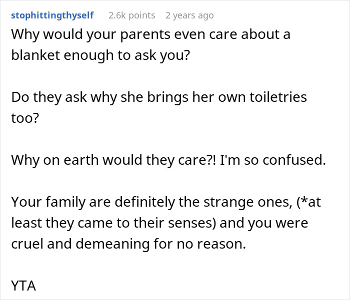 Man Comes To The Internet To Complain About GF&rsquo;s Attachment To Her Blanket, She Gives A Savage Response