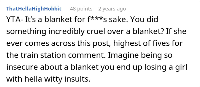 Man Comes To The Internet To Complain About GF&rsquo;s Attachment To Her Blanket, She Gives A Savage Response