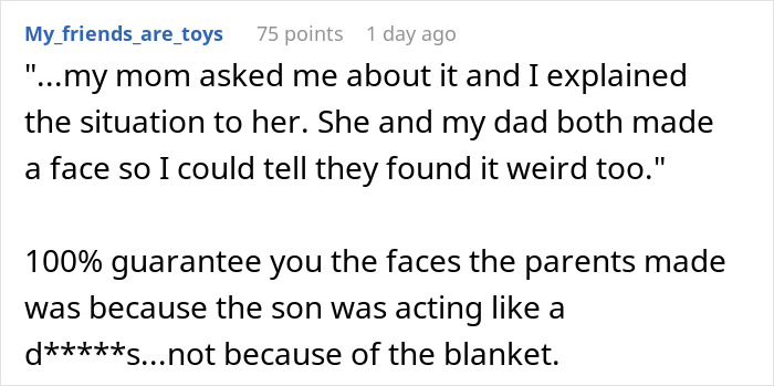 Man Comes To The Internet To Complain About GF&rsquo;s Attachment To Her Blanket, She Gives A Savage Response