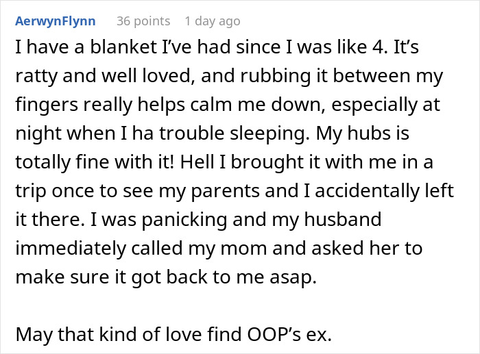 Man Comes To The Internet To Complain About GF&rsquo;s Attachment To Her Blanket, She Gives A Savage Response