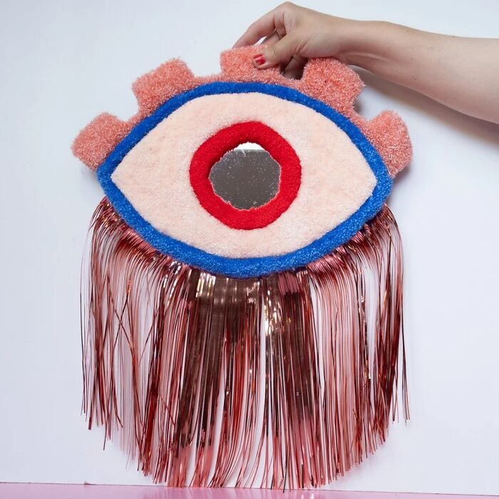 Colorful Tufted Art By Ina Dyreborg Turns Faces, Masks And Animals Into Textile Works (21 pics) Colorful Tufted Art By Ina Dyreborg Turns Faces, Masks And Animals Into Textile Works (21 pics)