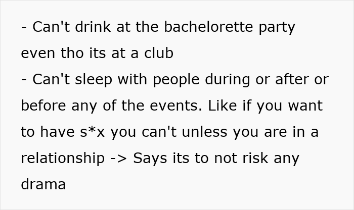 Bridezilla’s Wedding Rules Make Absolutely No Sense, Guest Wonders What Is Even Going On Bridezilla’s Wedding Rules Make Absolutely No Sense, Guest Wonders What Is Even Going On