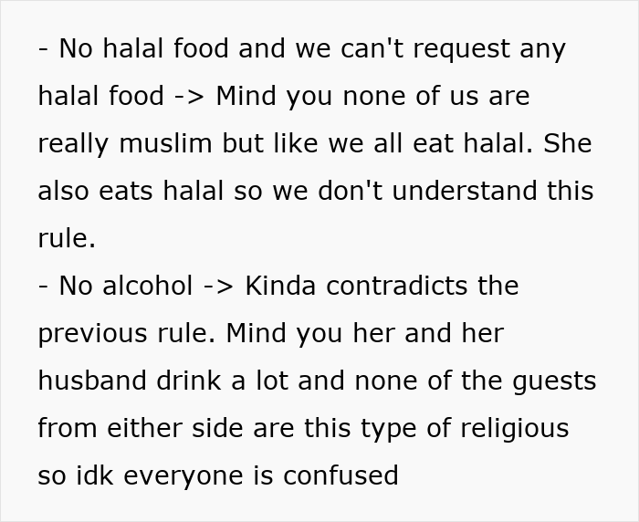 Bridezilla’s Wedding Rules Make Absolutely No Sense, Guest Wonders What Is Even Going On Bridezilla’s Wedding Rules Make Absolutely No Sense, Guest Wonders What Is Even Going On