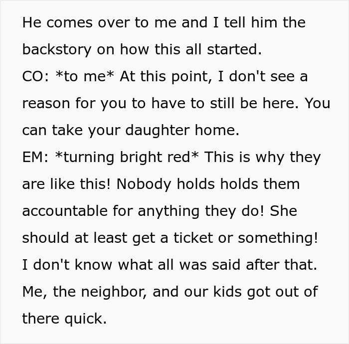 Woman Decides To Move After Unhinged Mom Invents A Law And Calls The Police On Her 10YO Daughter Woman Decides To Move After Unhinged Mom Invents A Law And Calls The Police On Her 10YO Daughter