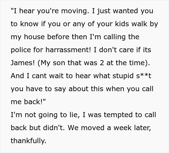 Woman Decides To Move After Unhinged Mom Invents A Law And Calls The Police On Her 10YO Daughter Woman Decides To Move After Unhinged Mom Invents A Law And Calls The Police On Her 10YO Daughter