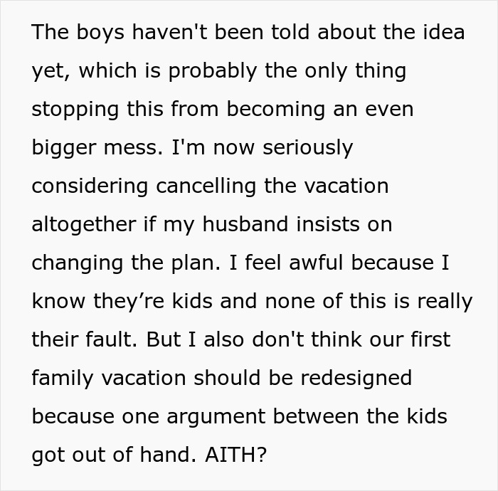Wife Says No To Husband&rsquo;s Plan To Bring His Former Stepkids On Their Florida Vacation, He Gets Mad