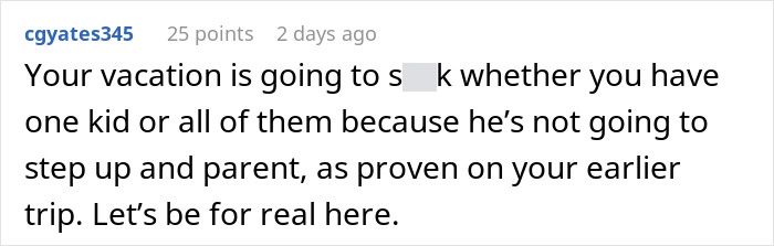 Wife Says No To Husband&rsquo;s Plan To Bring His Former Stepkids On Their Florida Vacation, He Gets Mad