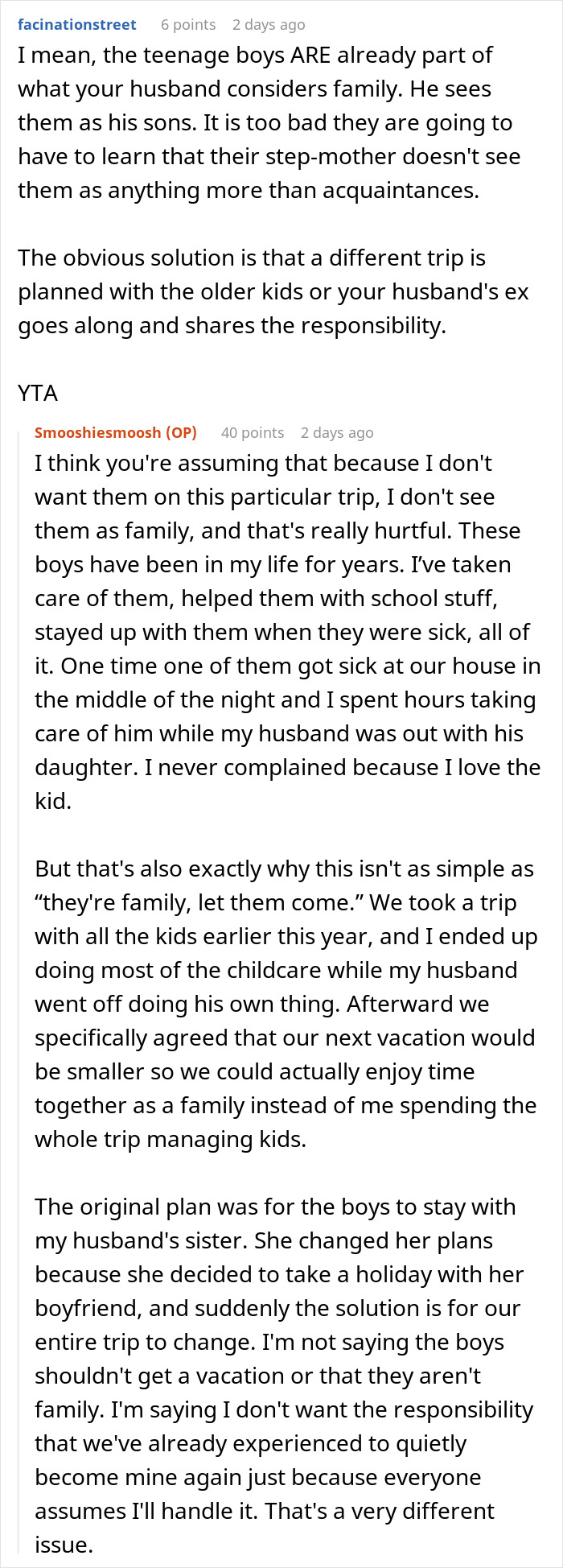 Wife Says No To Husband&rsquo;s Plan To Bring His Former Stepkids On Their Florida Vacation, He Gets Mad