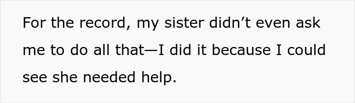 Sis Comes To Aid Postpartum Mom With Household Chores, BIL Says Wife Should Handle It Herself