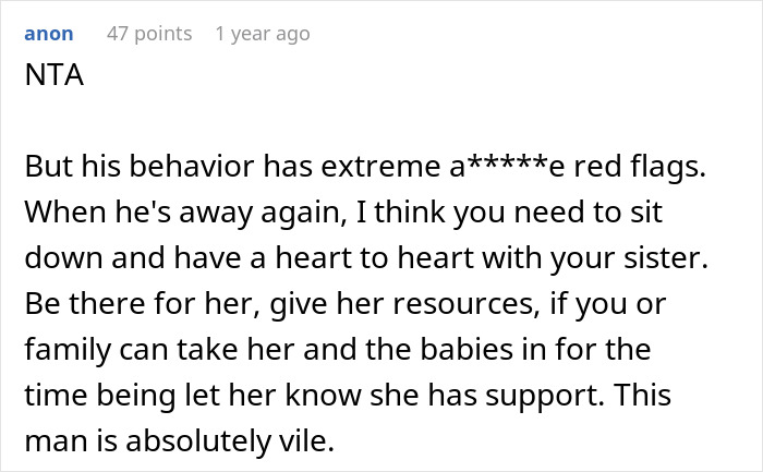 Sis Comes To Aid Postpartum Mom With Household Chores, BIL Says Wife Should Handle It Herself