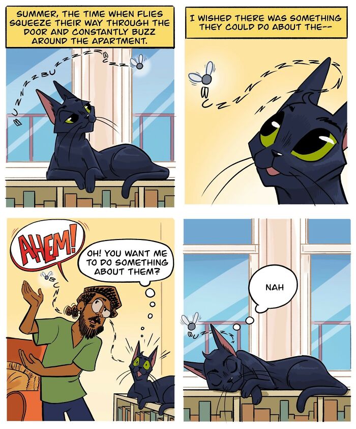 This Artist Created 22 Funny Comics About Life With His Girlfriend And Two Black Cats This Artist Created 22 Funny Comics About Life With His Girlfriend And Two Black Cats