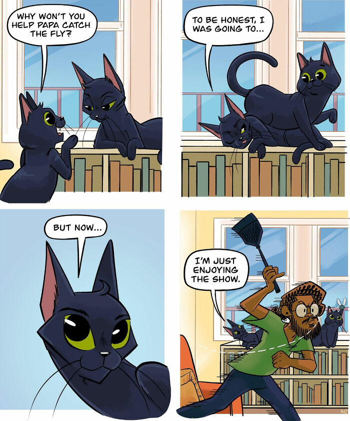 This Artist Created 22 Funny Comics About Life With His Girlfriend And Two Black Cats This Artist Created 22 Funny Comics About Life With His Girlfriend And Two Black Cats