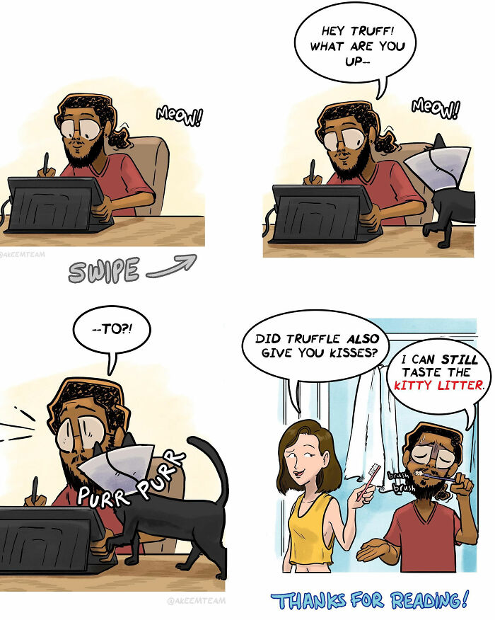 This Artist Created 22 Funny Comics About Life With His Girlfriend And Two Black Cats This Artist Created 22 Funny Comics About Life With His Girlfriend And Two Black Cats