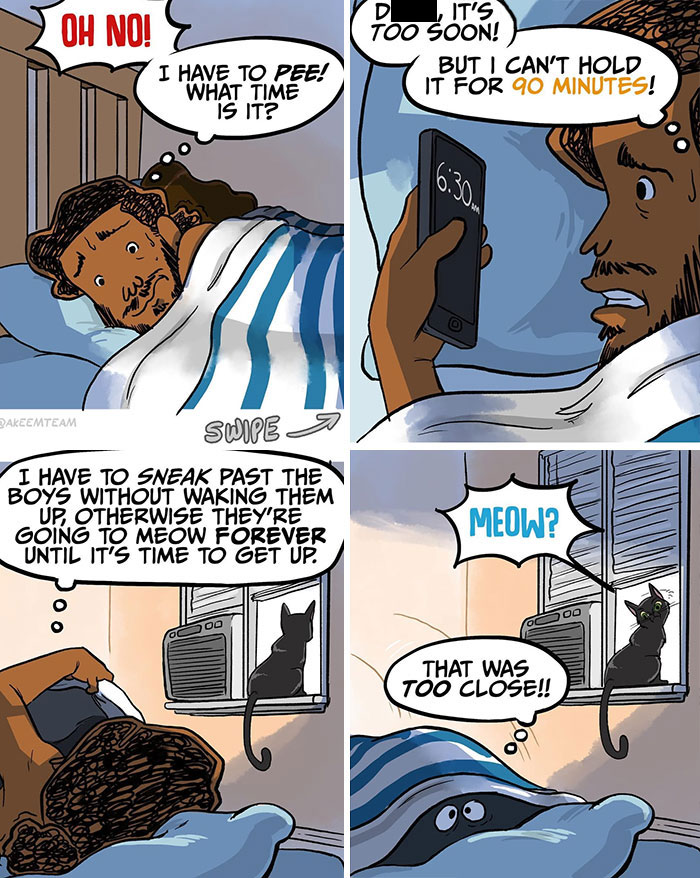This Artist Created 22 Funny Comics About Life With His Girlfriend And Two Black Cats This Artist Created 22 Funny Comics About Life With His Girlfriend And Two Black Cats