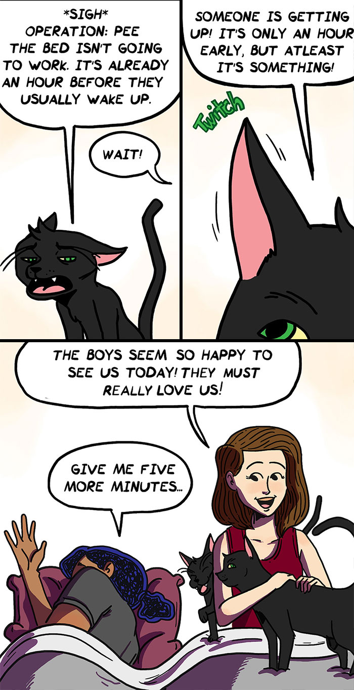 This Artist Created 22 Funny Comics About Life With His Girlfriend And Two Black Cats This Artist Created 22 Funny Comics About Life With His Girlfriend And Two Black Cats