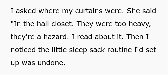 Woman Asks MIL To Babysit For 2 Hours, Can’t Recognize The Nursery When She Comes Back Woman Asks MIL To Babysit For 2 Hours, Can’t Recognize The Nursery When She Comes Back