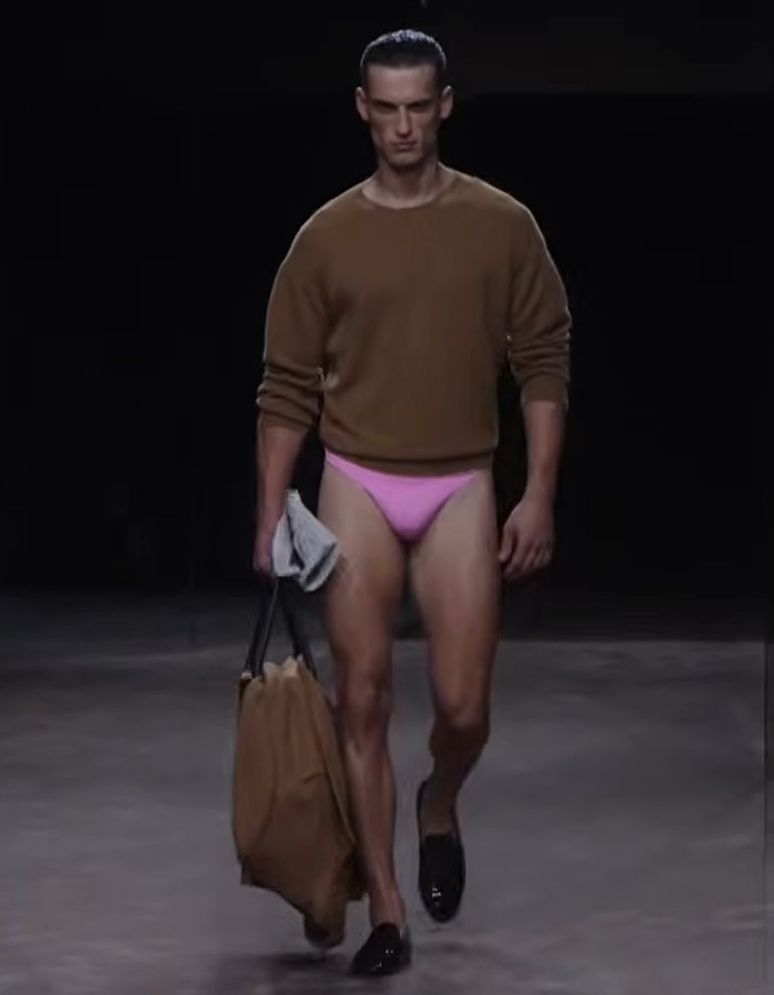 Tom Ford’s Men-In-Thongs Runway Show Leaves People Cringing: “This Is Not Fashion, This Is Stupidity”