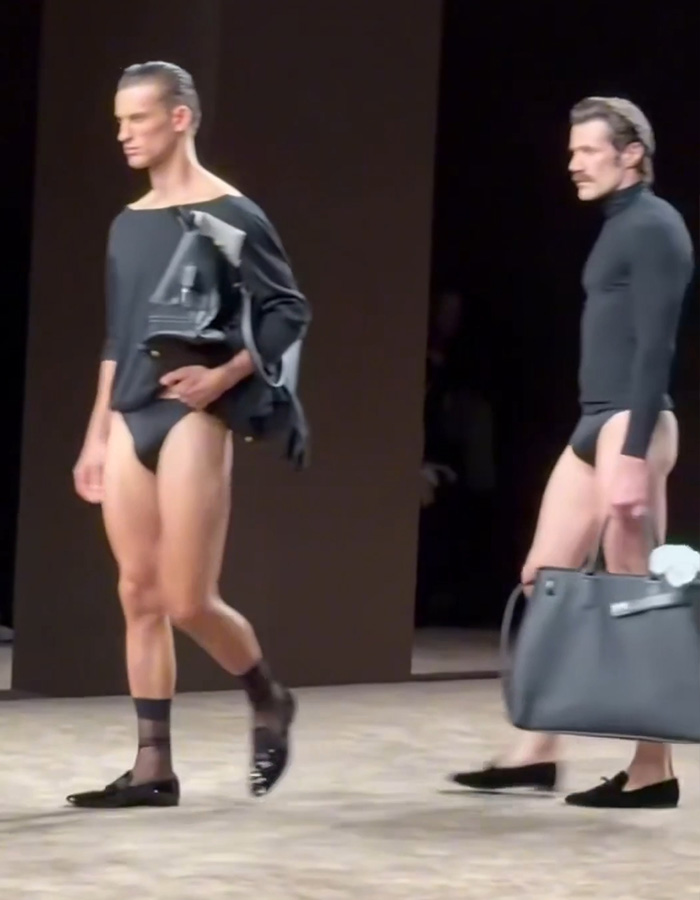 Tom Ford’s Men-In-Thongs Runway Show Leaves People Cringing: “This Is Not Fashion, This Is Stupidity”