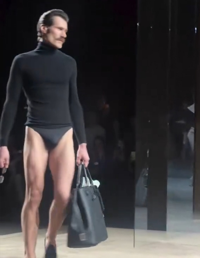 Tom Ford’s Men-In-Thongs Runway Show Leaves People Cringing: “This Is Not Fashion, This Is Stupidity”