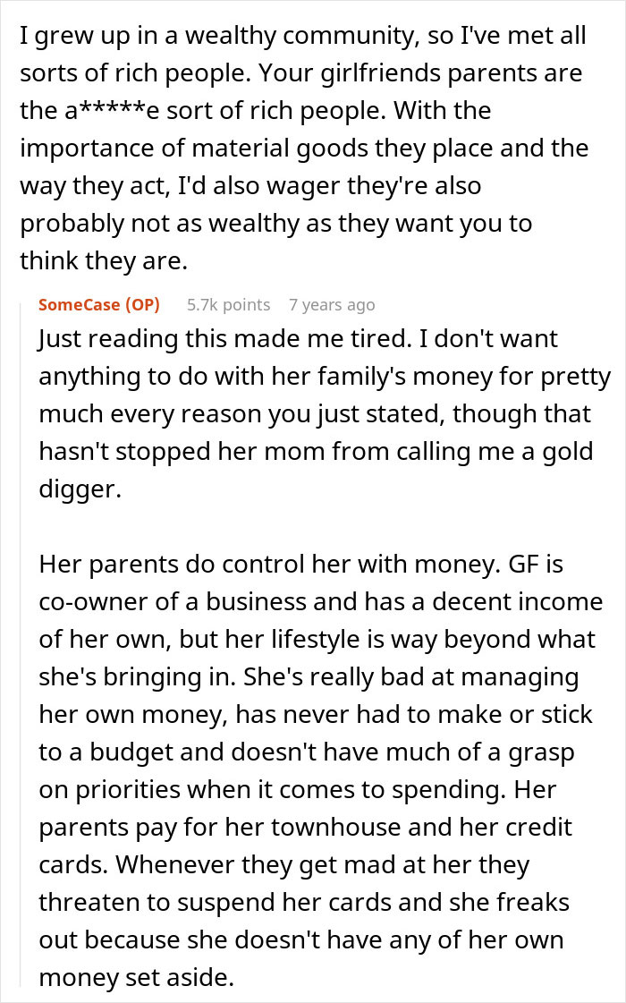 Guy Can’t Handle Being With Girlfriend’s Rich Family Who Thinks He’s A Complete Loser