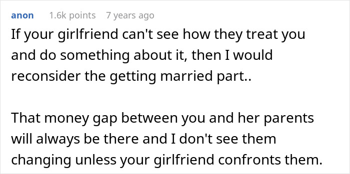 Guy Can’t Handle Being With Girlfriend’s Rich Family Who Thinks He’s A Complete Loser