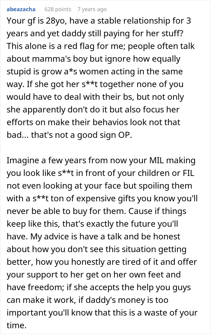 Guy Can’t Handle Being With Girlfriend’s Rich Family Who Thinks He’s A Complete Loser