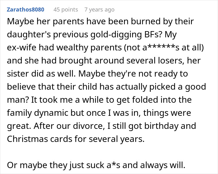 Guy Can’t Handle Being With Girlfriend’s Rich Family Who Thinks He’s A Complete Loser