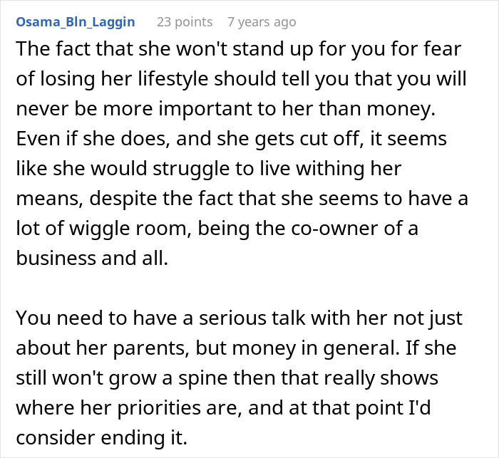 Guy Can’t Handle Being With Girlfriend’s Rich Family Who Thinks He’s A Complete Loser