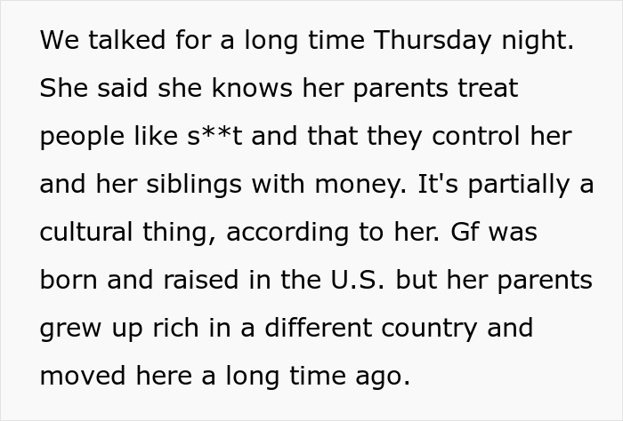 Guy Can’t Handle Being With Girlfriend’s Rich Family Who Thinks He’s A Complete Loser