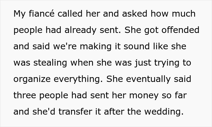 Aunt&rsquo;s Concerned Text Exposes MIL Who Seemed To Be Scamming Wedding Guests To Pay For Rehearsal Dinner