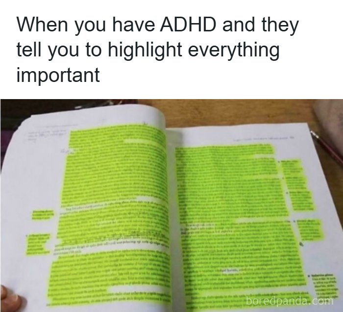 98 Funny ADHD Memes That Explain What It’s Really Like Better Than Any Long Explanation Ever Could