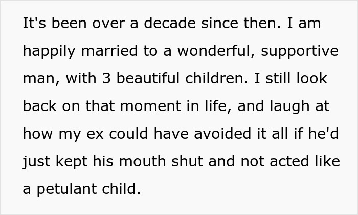 Woman Takes Petty Revenge Against Ex-Fiancé Who Lied About The Real Reason Their Engagement Fell Apart Woman Takes Petty Revenge Against Ex-Fiancé Who Lied About The Real Reason Their Engagement Fell Apart