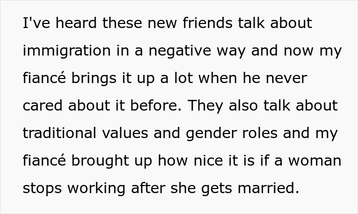 Woman Loves Her Fiancé But Can’t Marry Him After Seeing What His New Friends Turned Him Into Woman Loves Her Fiancé But Can’t Marry Him After Seeing What His New Friends Turned Him Into
