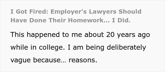 Company’s High-Priced Lawyers Overlook One Clause In Their Own Handbook, And Fired Worker Cashes In