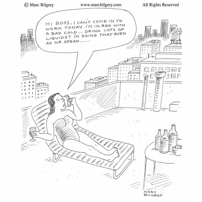 In Just One Panel, Marc Bilgrey Delivers 37 New Cartoons Packed With Sharp Wit And Humor