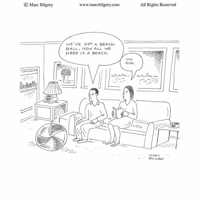 In Just One Panel, Marc Bilgrey Delivers 37 New Cartoons Packed With Sharp Wit And Humor